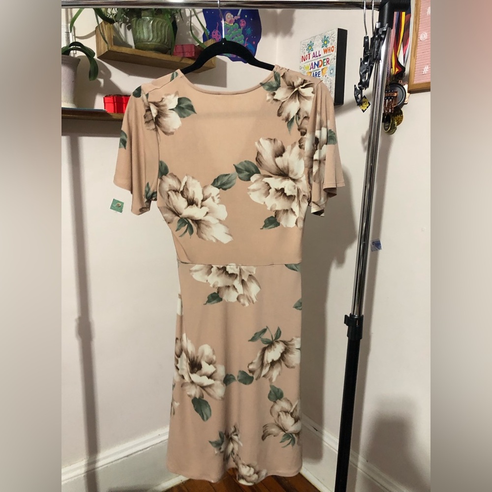 Light flower dress
